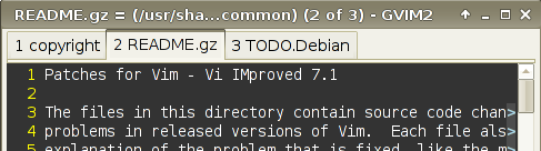 Vim tab labels